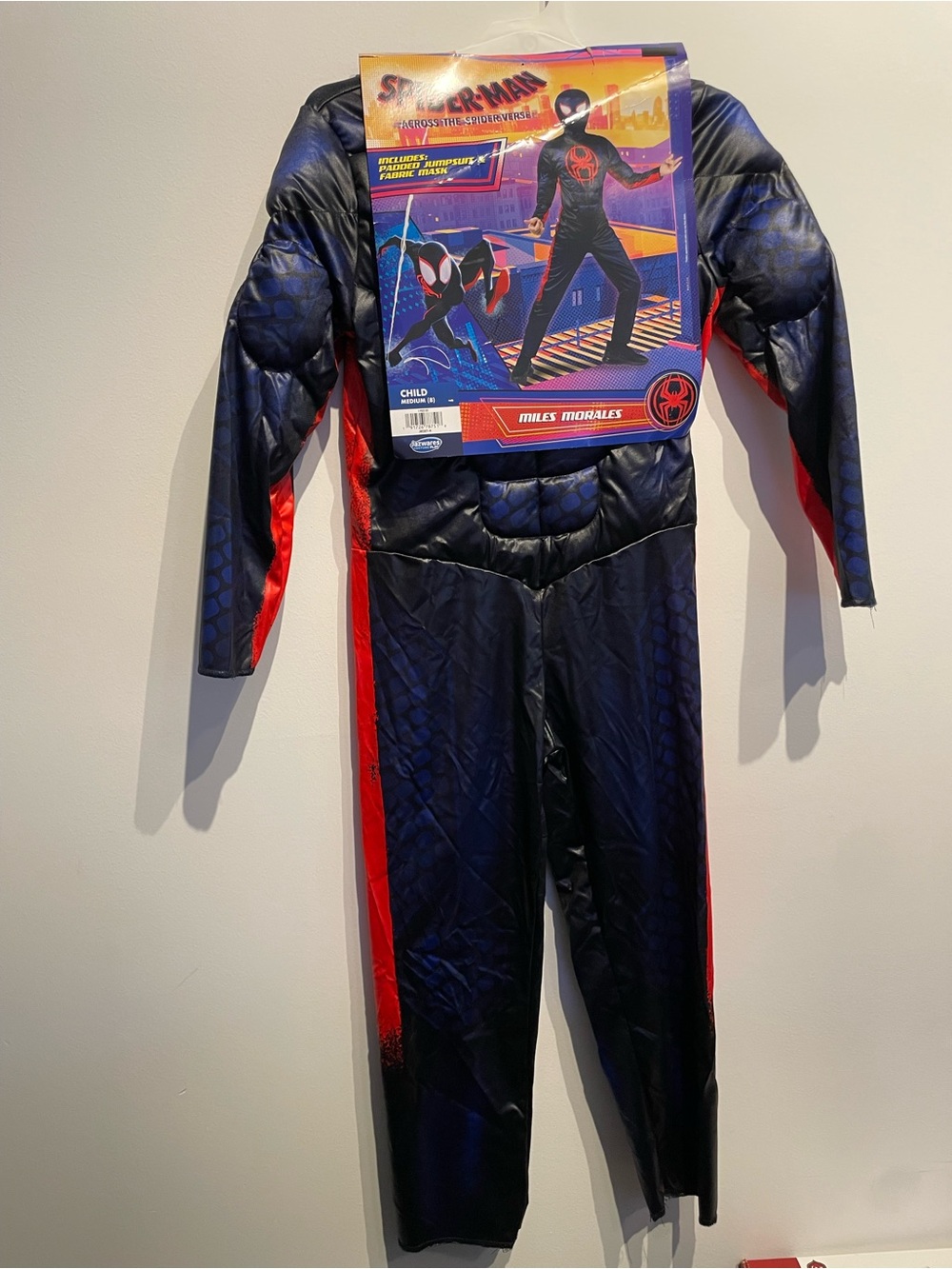 Marvel Avengers Spider-Man Across the Spider Verse Miles Morales Youth M(8) NWT